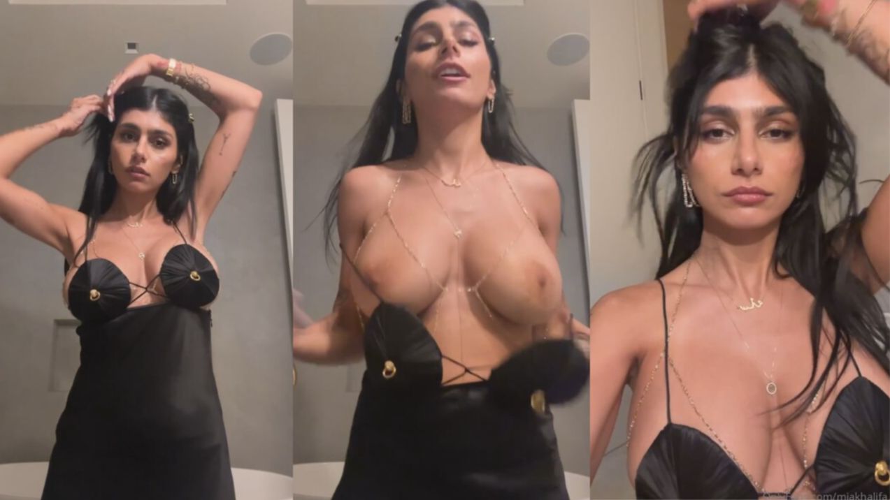 Mia Khalifa Black Dress OnlyFans Video Leaked – ThotChicks