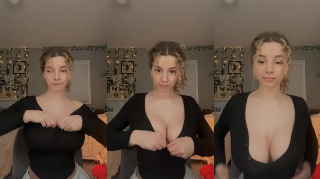 Kira Pregiato Bounces Her Boobs In Black Top Onlyfans Video Leaked