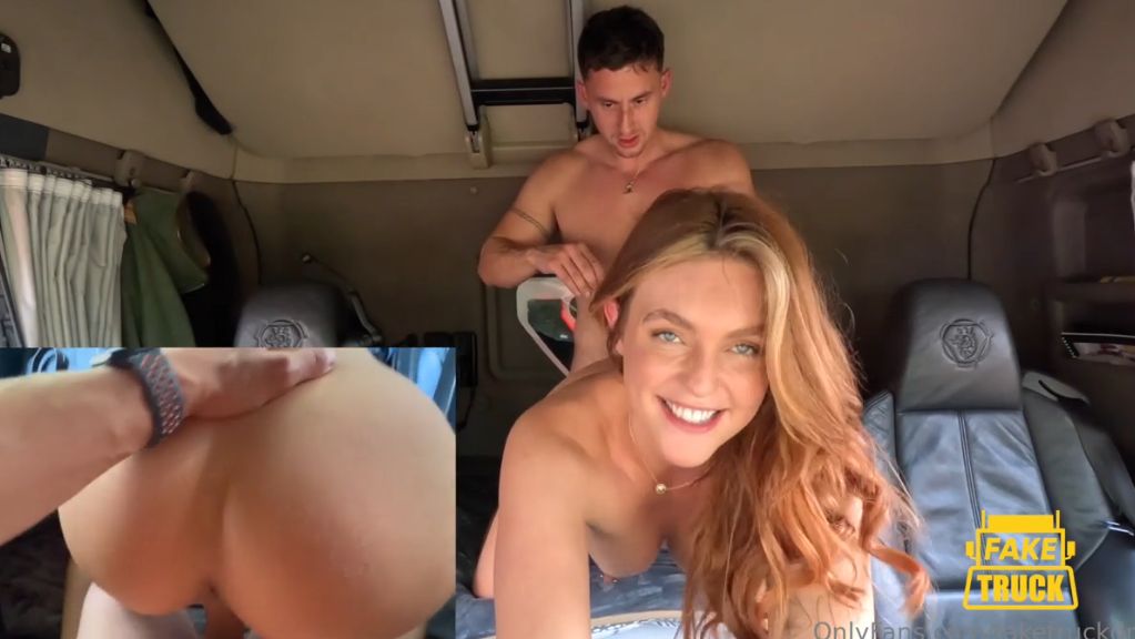 Mae Winters Gets Pounded Inside The Truck