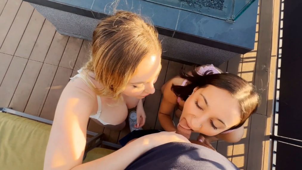 Hailey Rose And Aria Six Share FFM Threesome On Couch Onlyfans Video Leaked