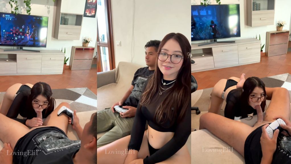 LovingEli1 Blows And Takes CIM By Her Man BWC Onlyfans Video Leaked